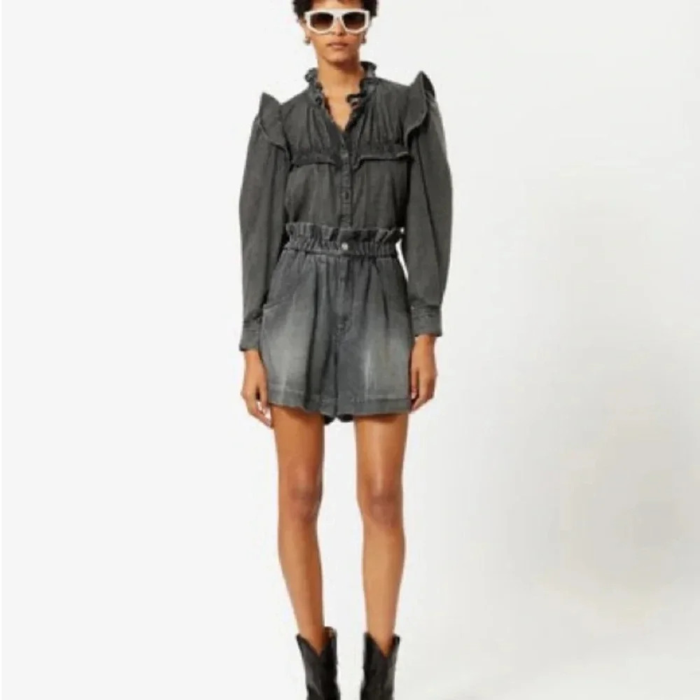 Isabel Marant Titea Shorts Size 4 Quiet Luxury High Rise